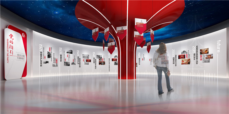 红色文化与党建主题馆设计案例1